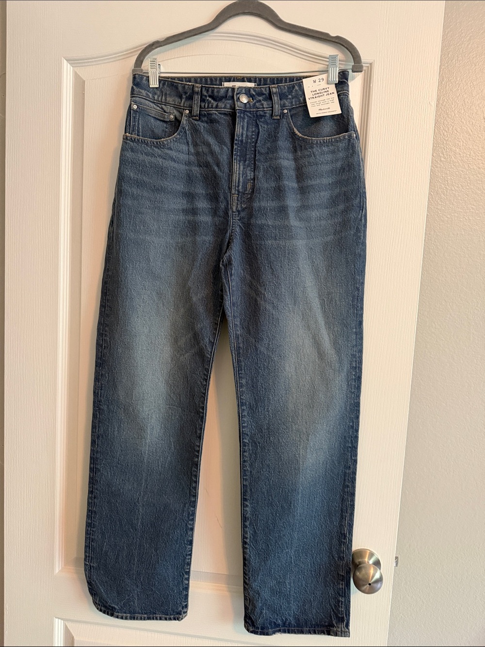 Madewell Women’s The Curvy Longline Straight Jeans